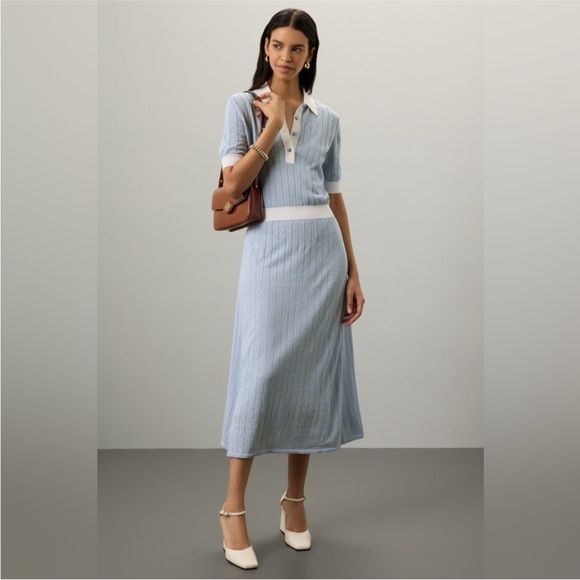 BOSS Polo Knit Midi Dress, Size: XS - Picture 2 of 12